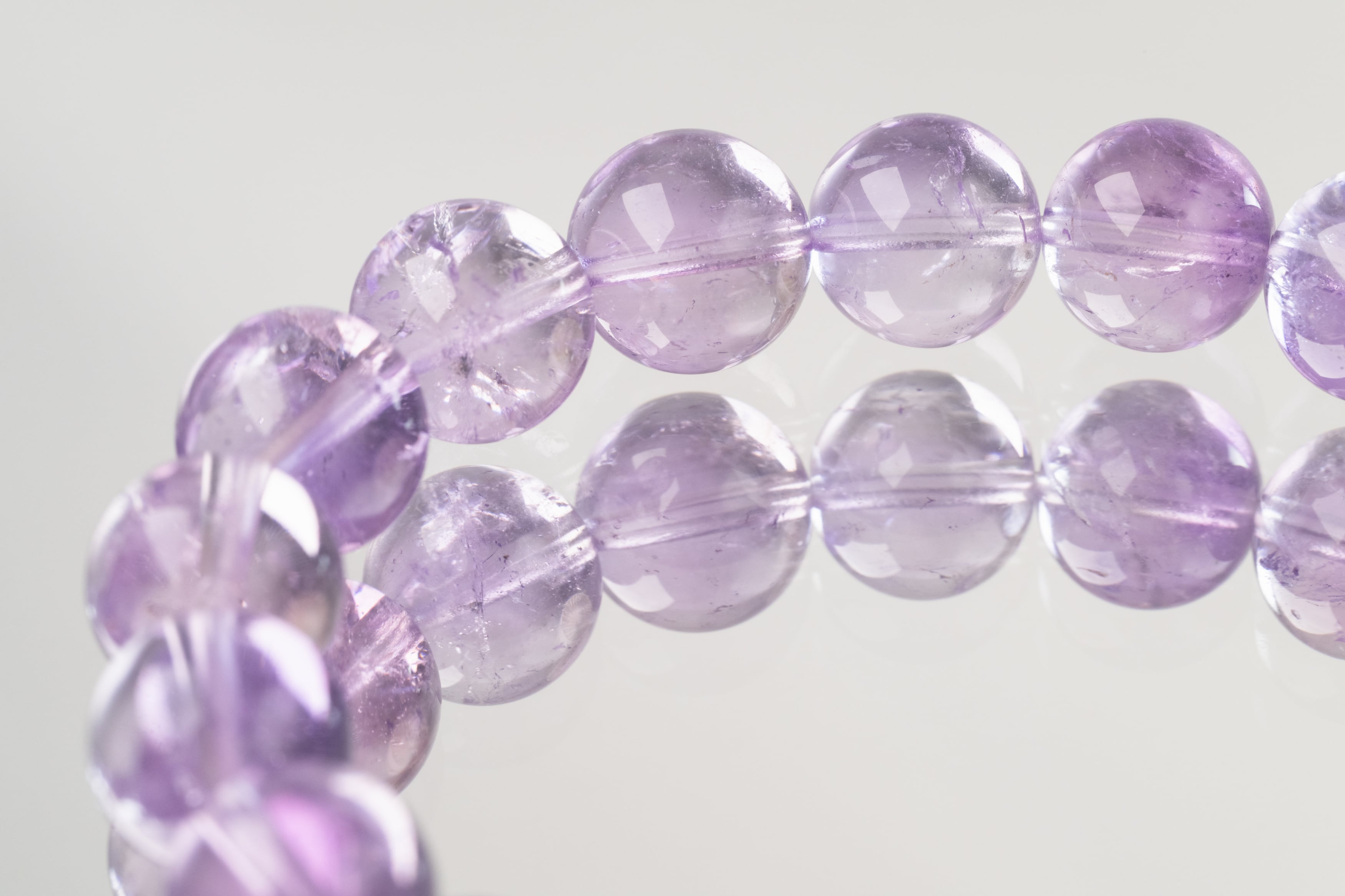 ◇一点物◇【高品質】ラベンダーアメジスト ブレスレット 10.5mm