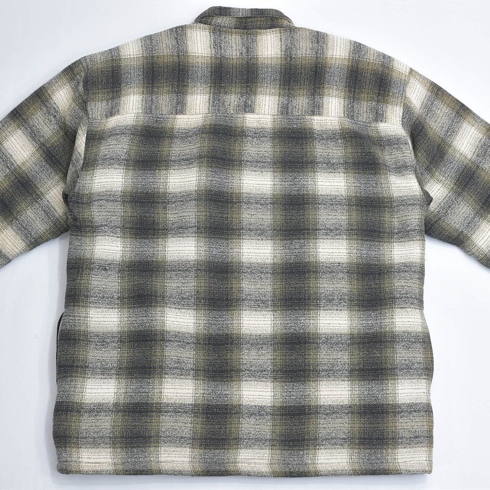 90s Y.K COLLECTION オンブレチェック ボタンアップ ボア 90s Y.K COLLECTION オンブレチェック ボタンアップ ボア