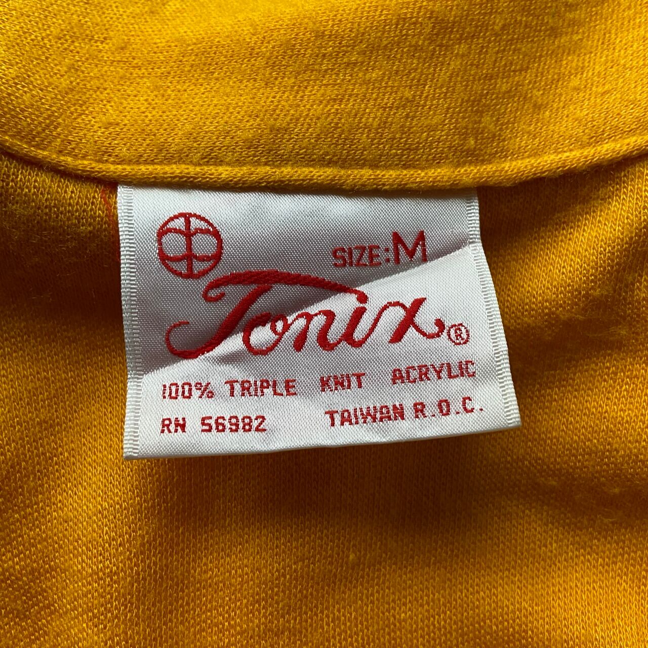 70年代〜 TONIX ハイネック ボーダー アクリルジャージ トラック