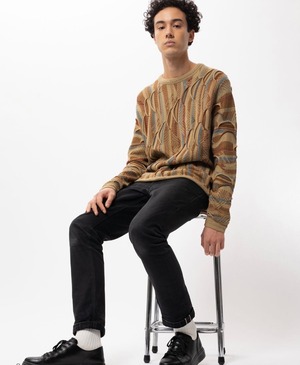 Nudie jeans ヌーディージーンズ　Didrik Mixed Jacquard Multi M