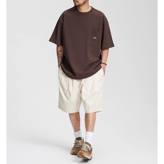 シンプルポケット半袖Tシャツ 225459