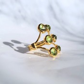 【即納】Orb Bouquet *PERIDOT* -anelli-