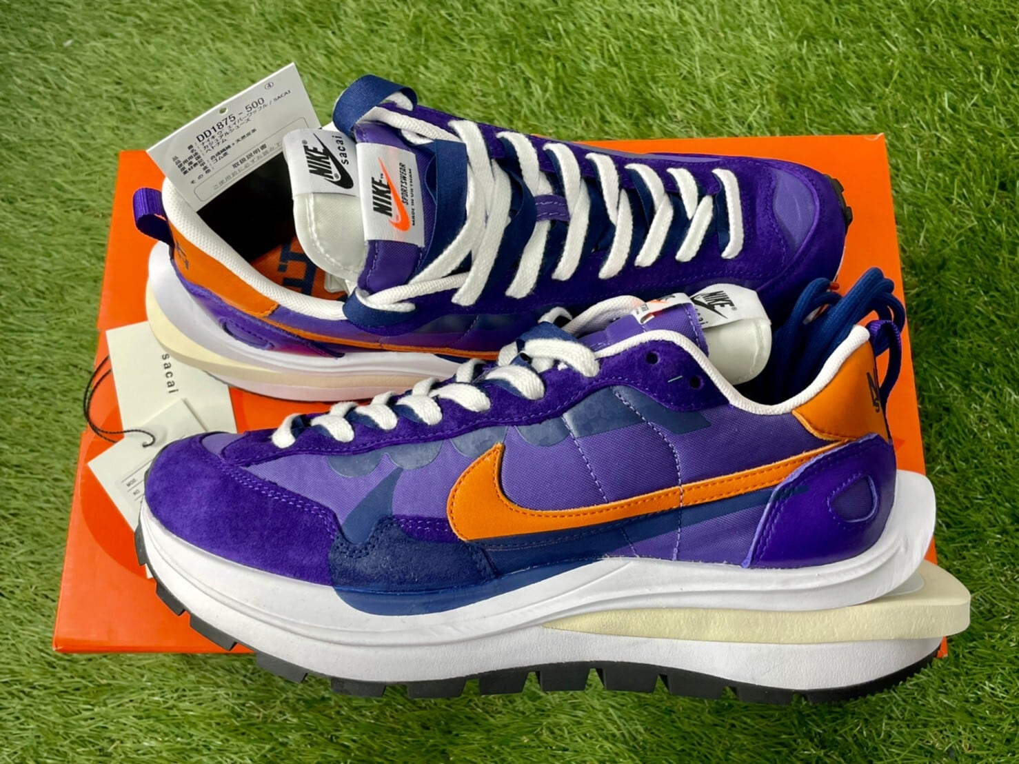 SACAI NIKE VAPOR WAFFLE DARK IRIS 27.5cm