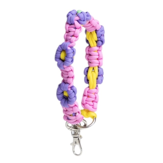 flower handstrap purple