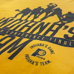 【anvil】NBA インディアナペイサーズ Pacers バスケ Tシャツ XL ビッグサイズ 企業ロゴ バックプリント us古着 アメリカ古着