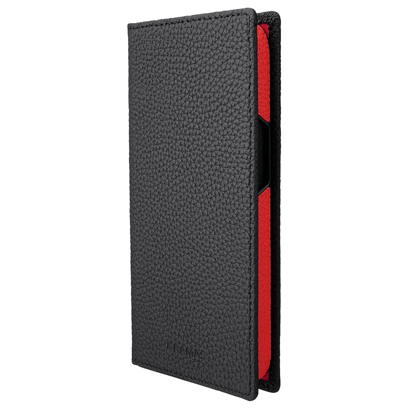 GRAMAS "G-FOLIO" 本革 レザー シュランケンカーフレザー フォリオケース リミテッド for iPhone 14
