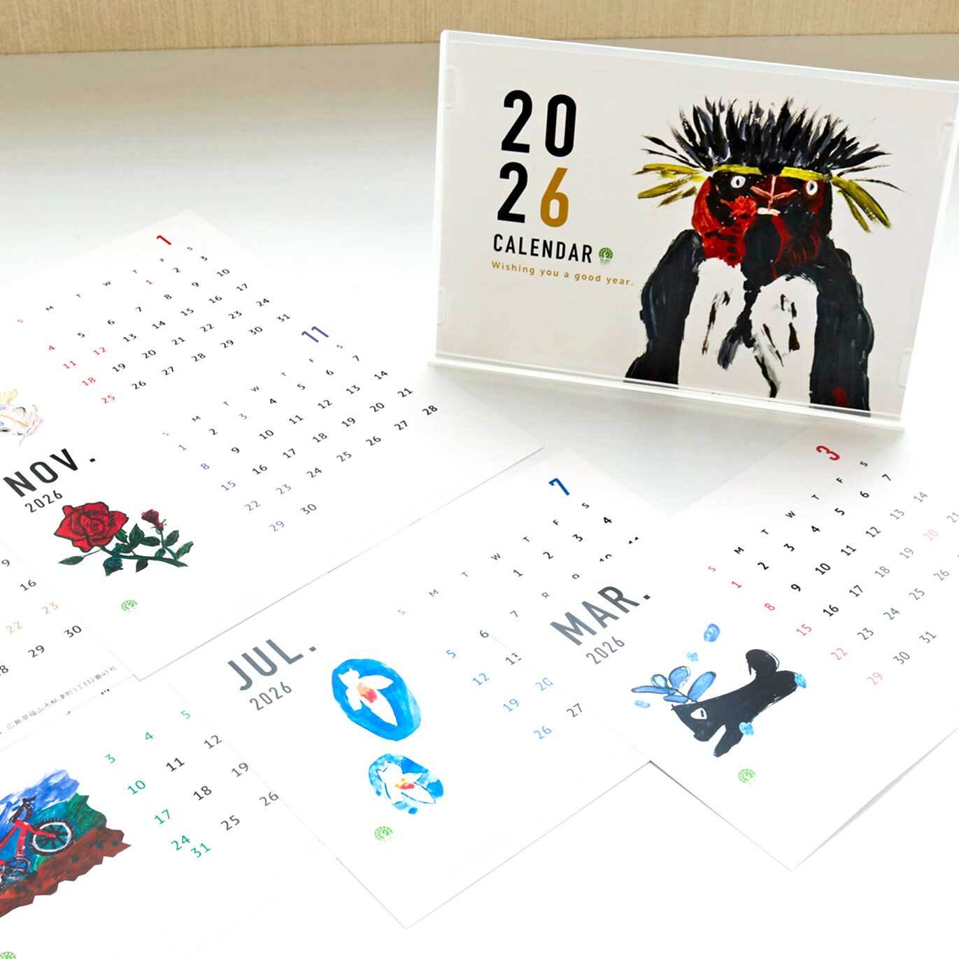 ARTIST CALENDAR 2026 卓上カレンダー スリーブタイプ | ondo plus