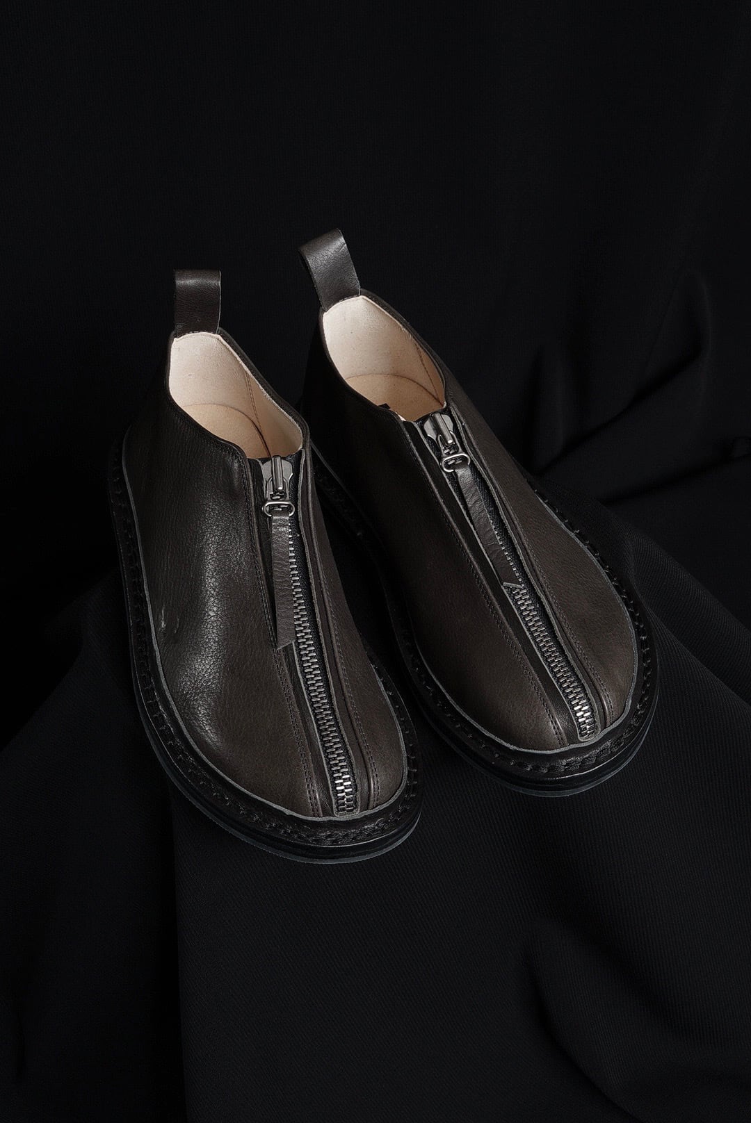 Trippen - Zip up | Brownie