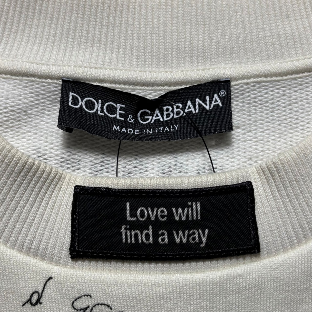 2020aw DOLCE&GABBANA logo sweat shirt “CARPE DIEM”