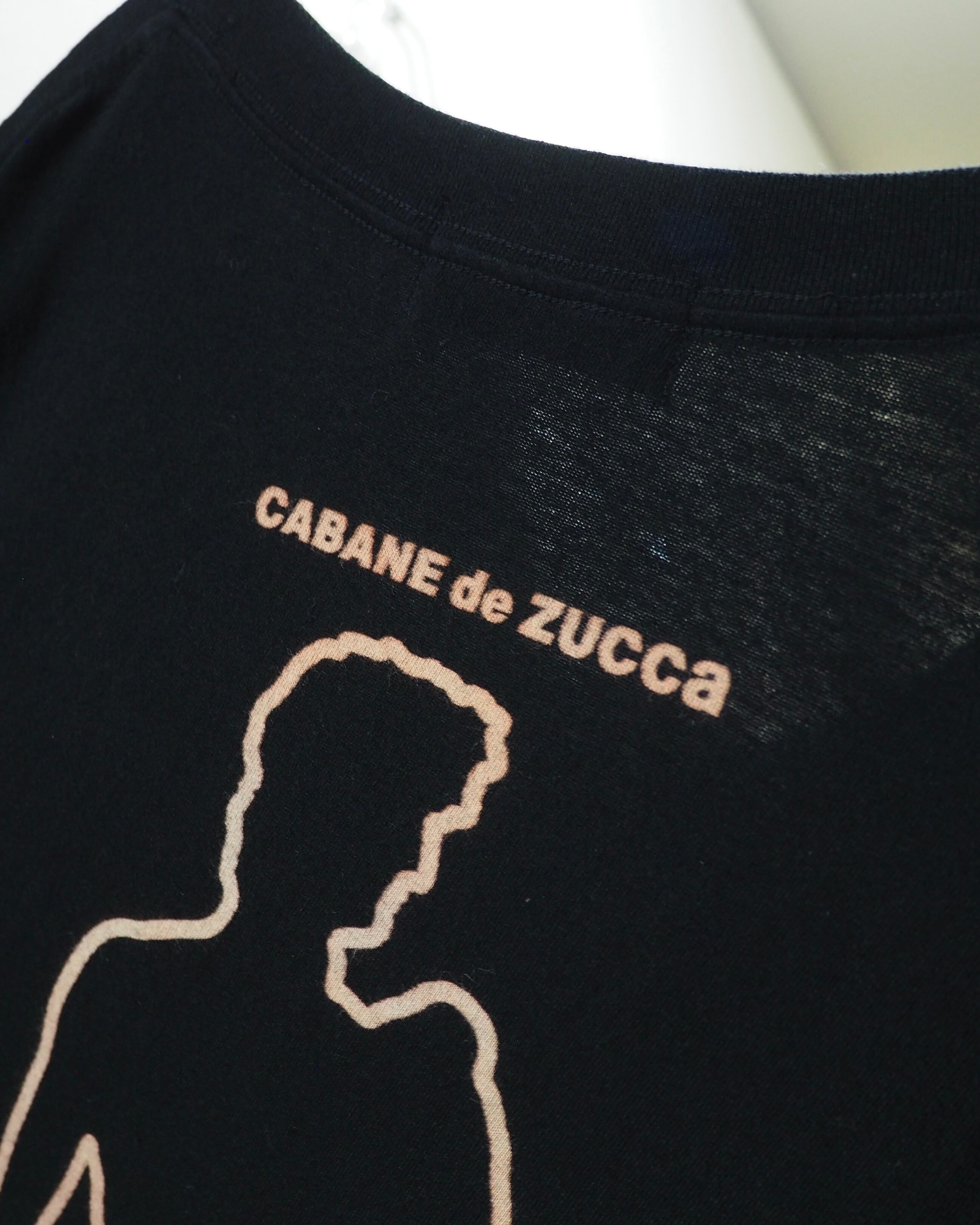 1990 ‐ 00s " CABANE de zucca × TAMIEH " Both sides printed Archive No Sleeve Tee (Sample product)