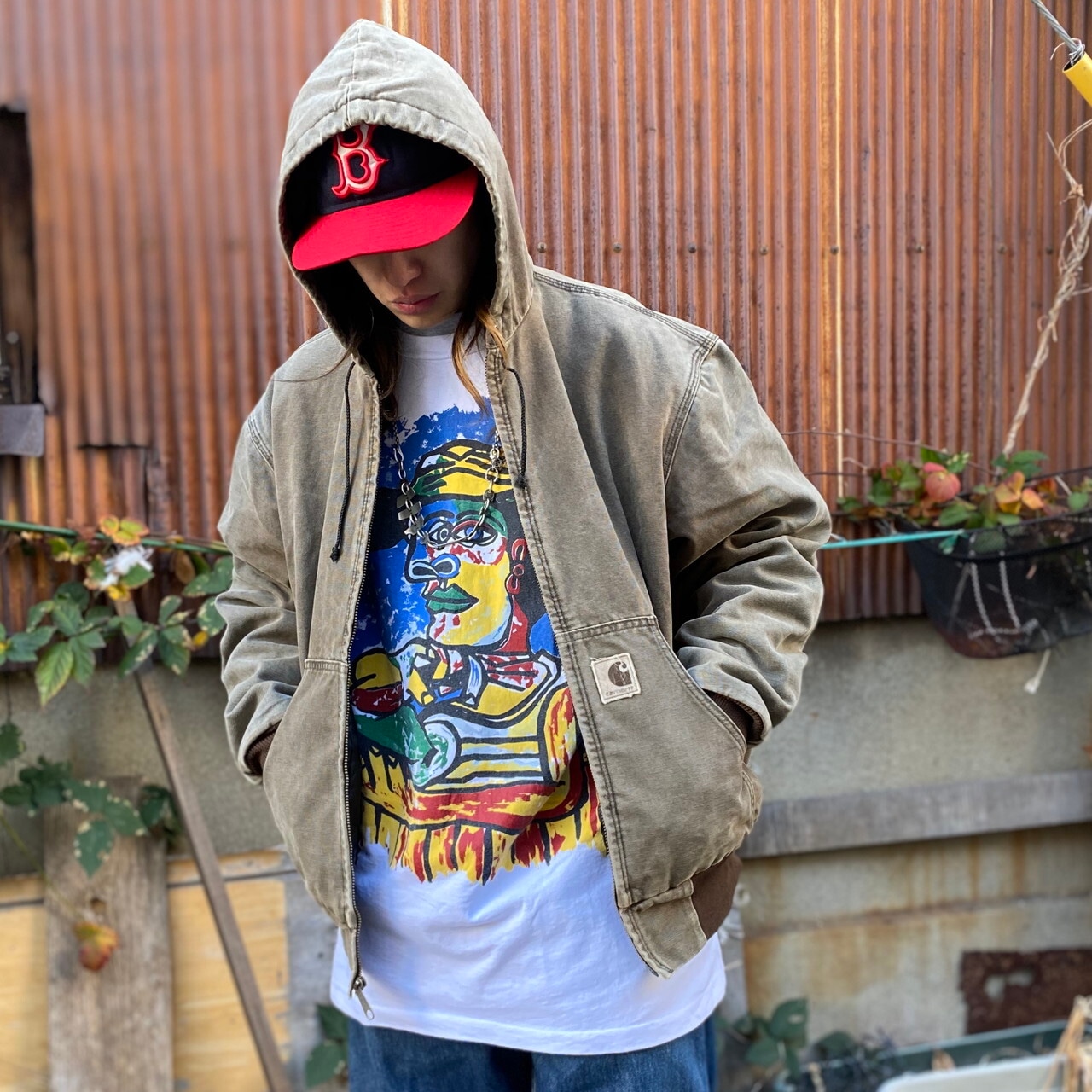 Carhartt カーハート アクティブジャケット メンズXL 古着 ダック地 