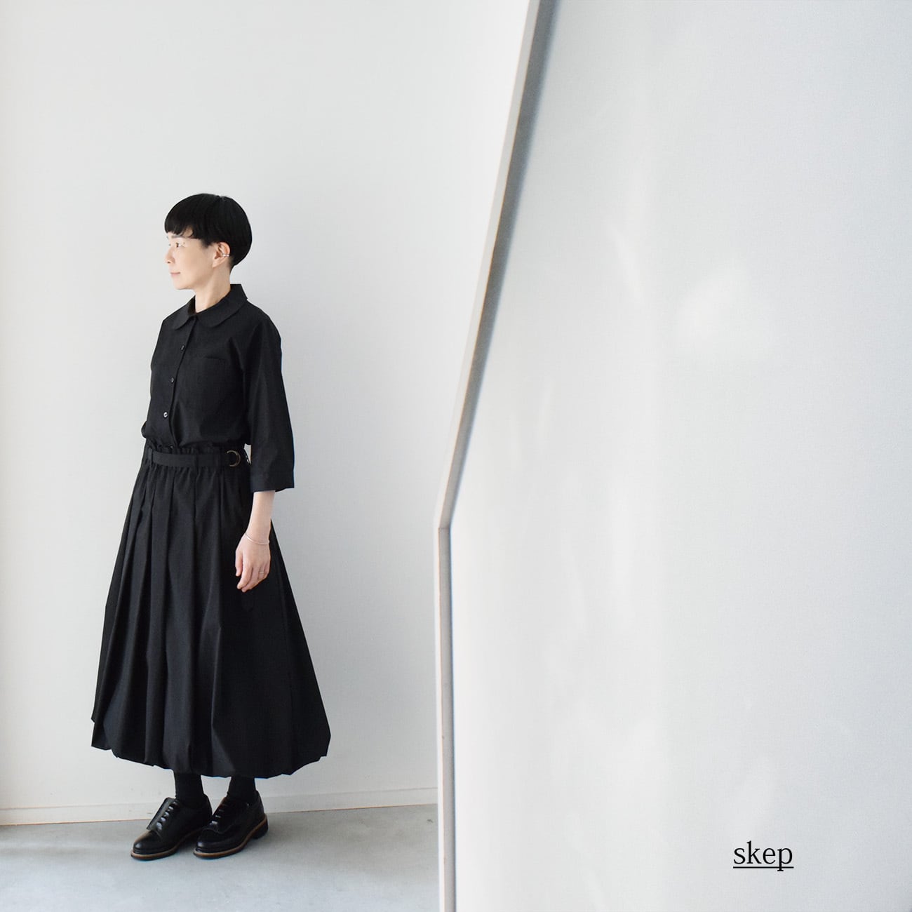skep バルーンスカート黒L バルーンスカート：黒［SK33STBK］ | skep-online shop