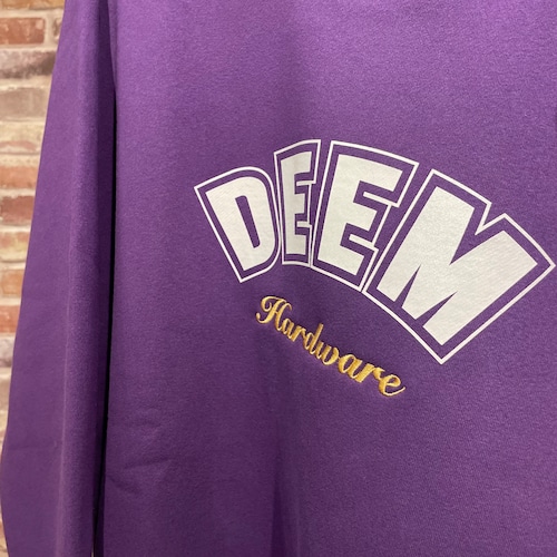 【DEEM HARDWARE】purple sweat/XL