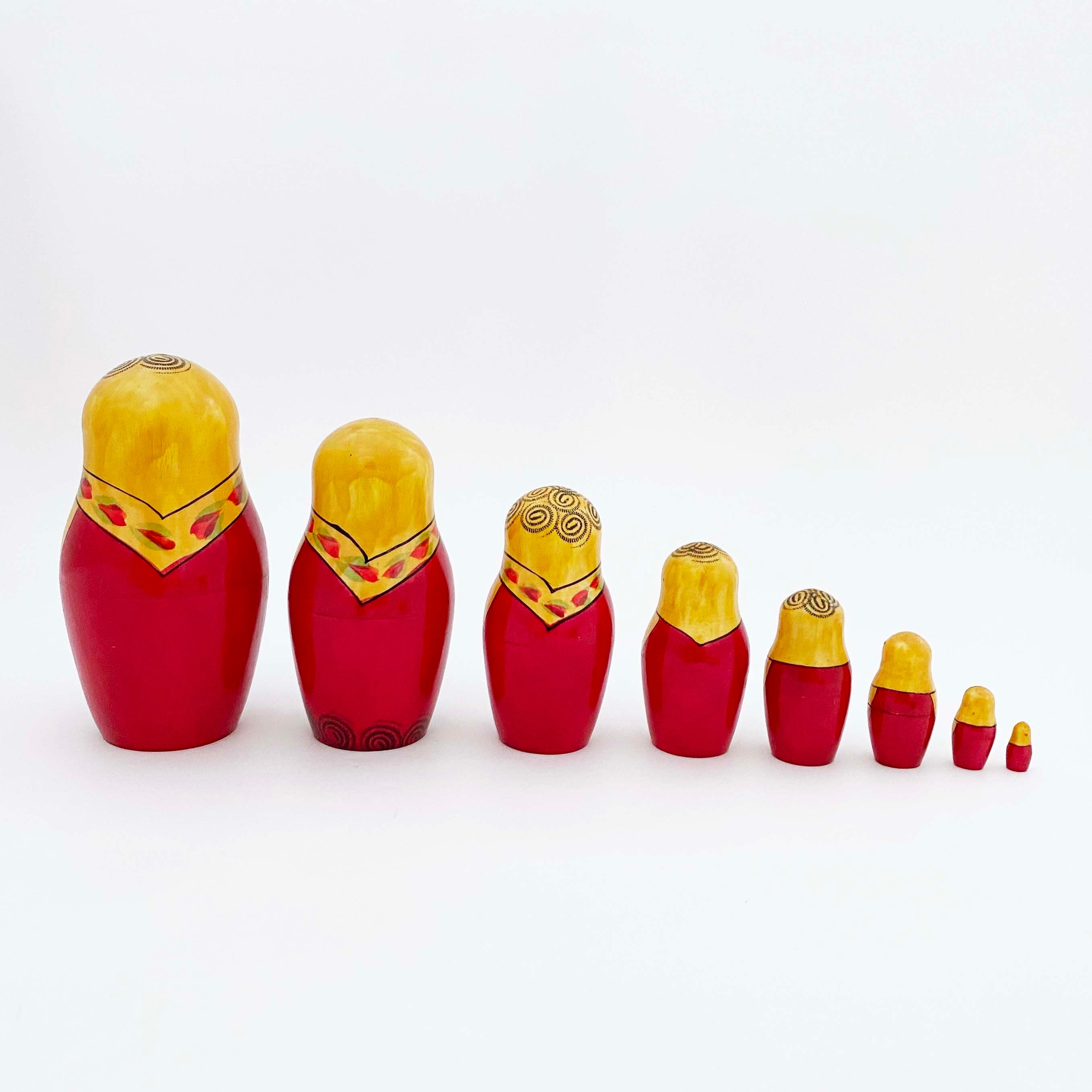 ヴィンテージマトリョーシカ1970年代（セミョーノフ産12個組） | kokeshka