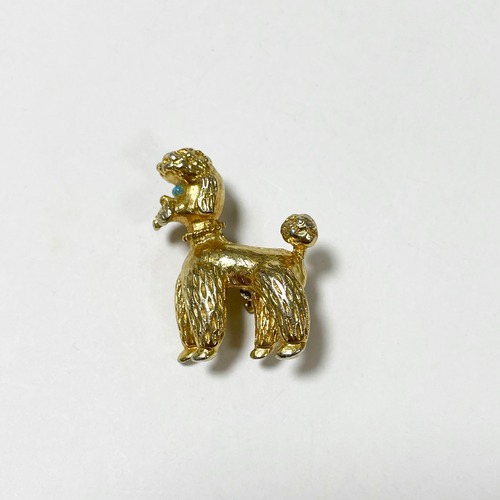 Vintage Poodle Brooch