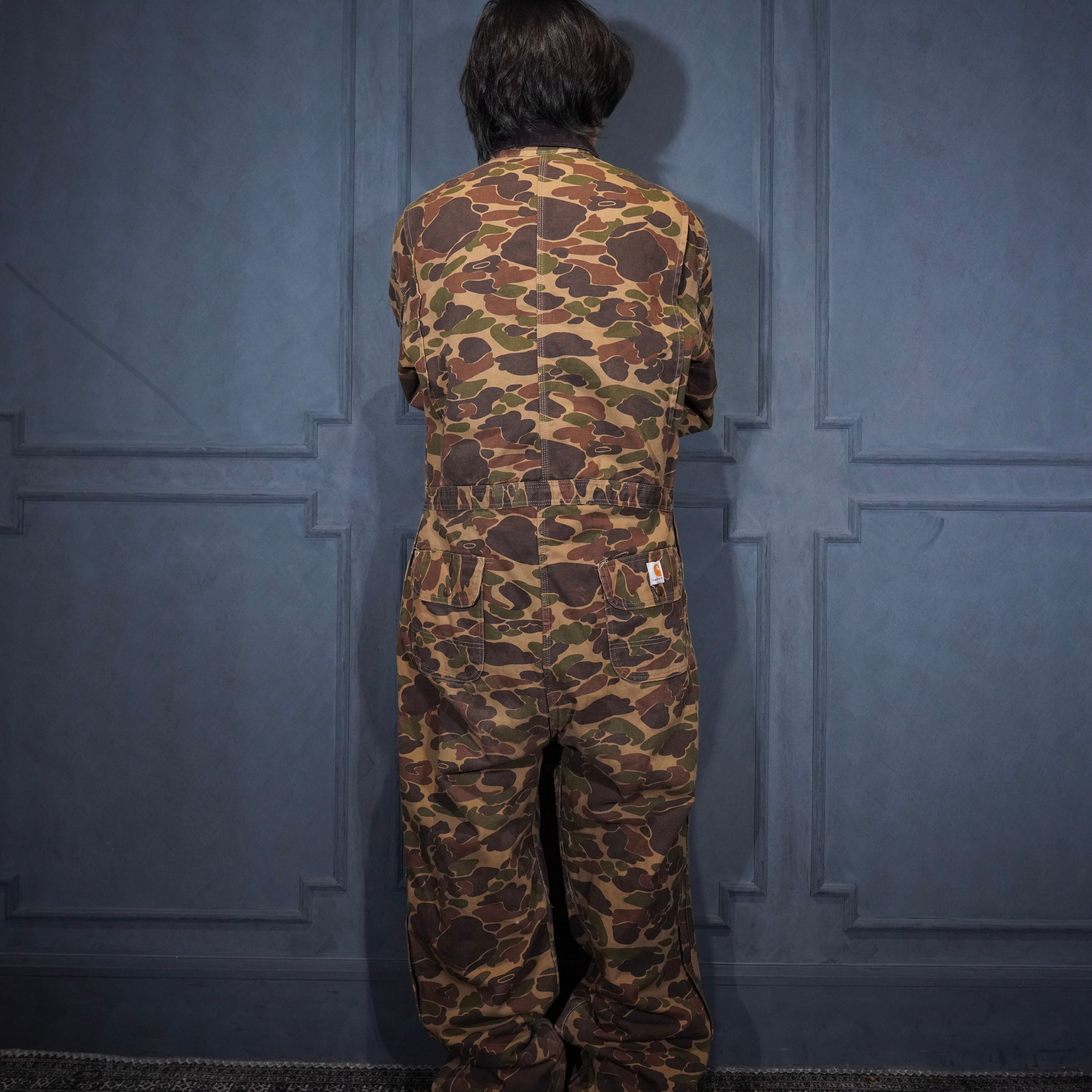 80's USA VINTAGE Carhartt DUCK HUNTER CAMOUFLAGE PATTERNED DUCK