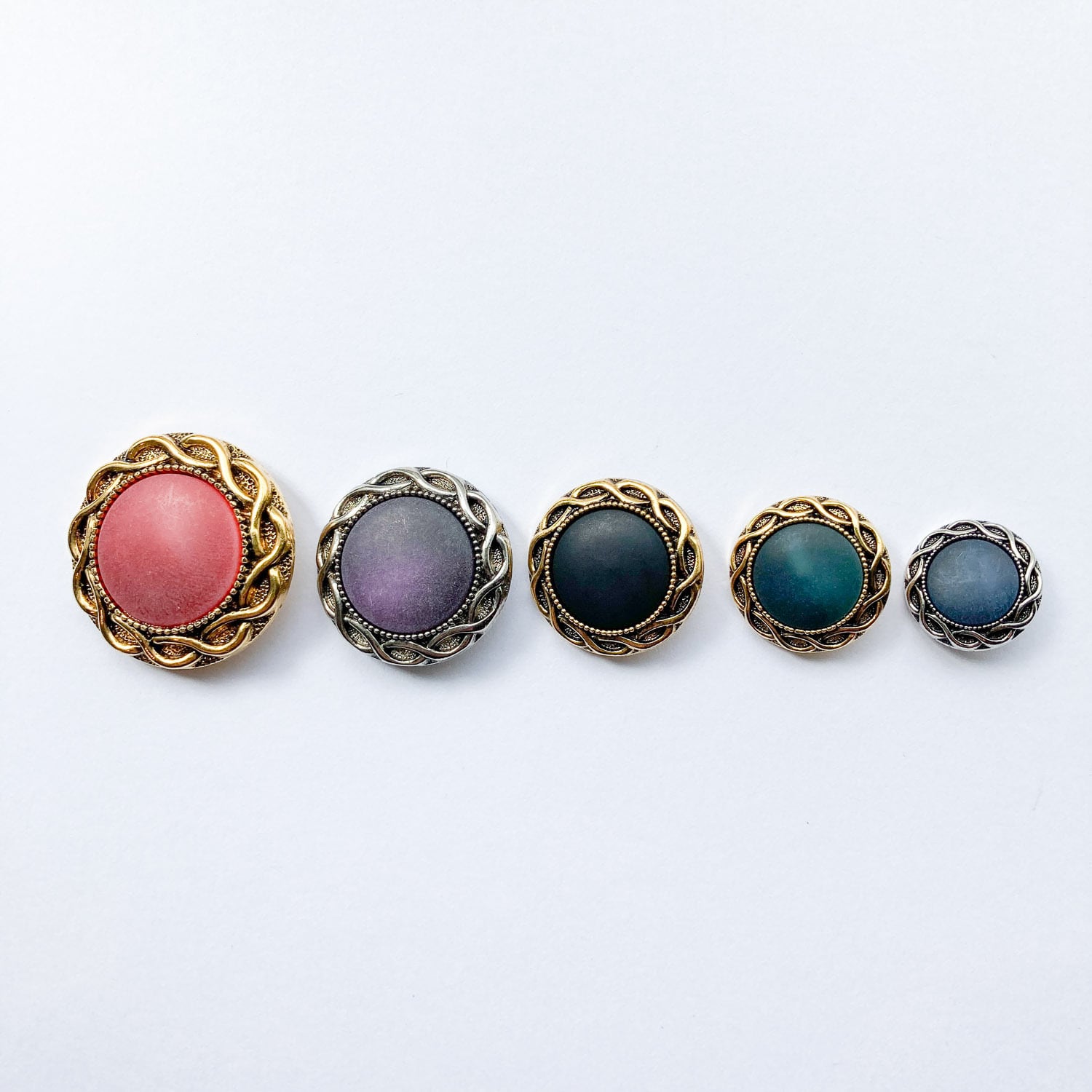 最終入荷・オンライン限定》Japan vintage鎖縁ボタン M(21mm 最終入荷・オンライン限定》Japan vintage鎖縁ボタン M(21mm