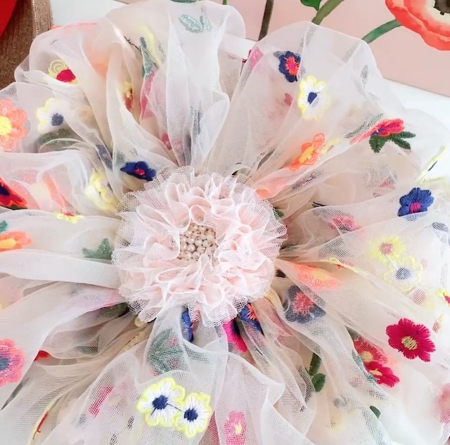 お花のお花ポシェット