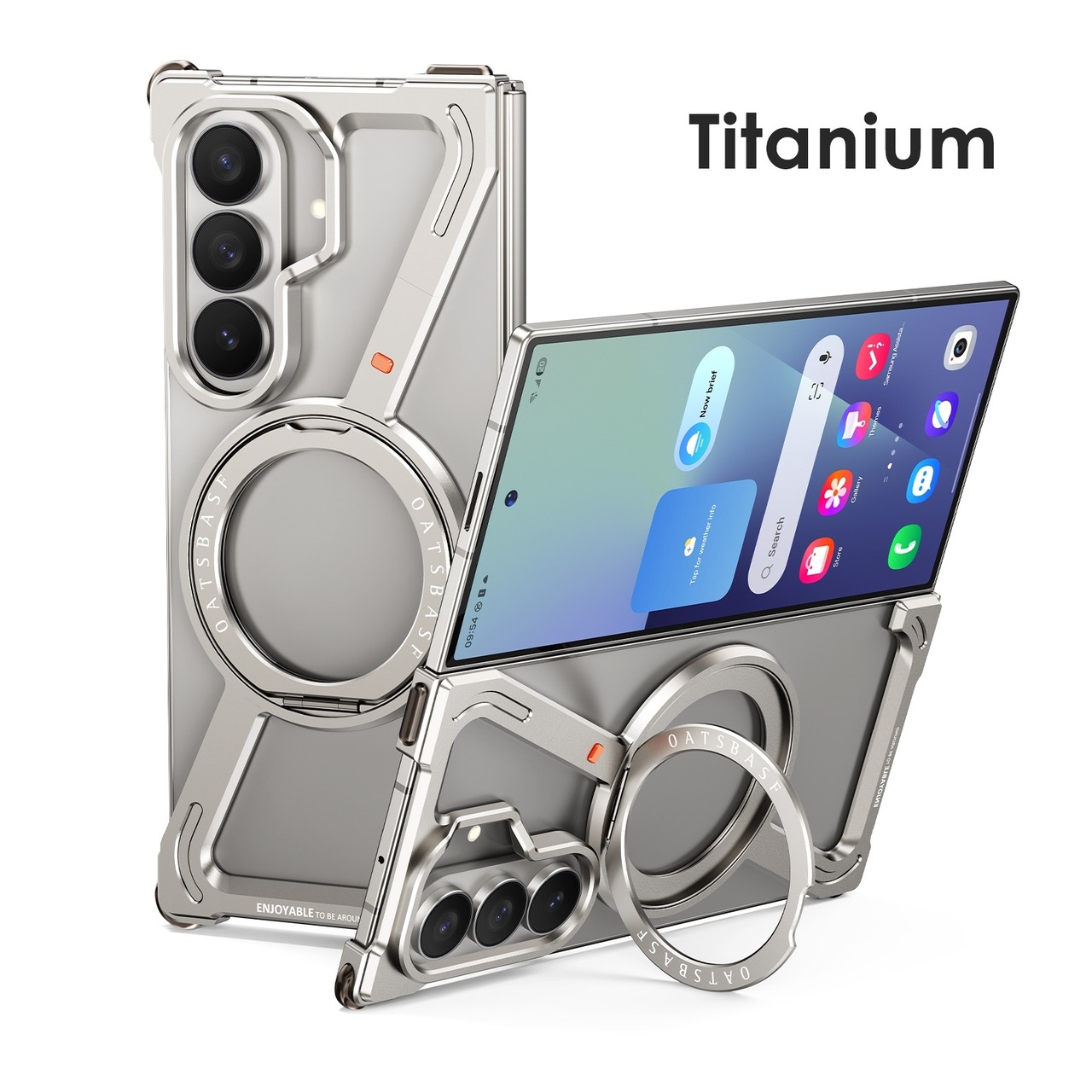 ◆Galaxy Z Fold 7/6/5◆ Z-Shaped Aluminum Phone Case / Z-シェイプ アルミニウム スマホケース