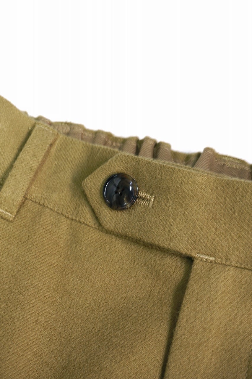 Flannel Suede Finish Trousers