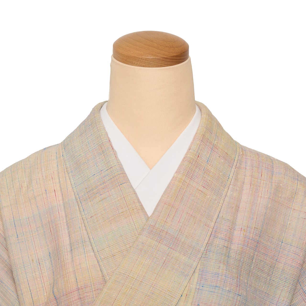 段暈し 手紡ぎ手織紅花紬 袷着物【未着用品】 | かわの屋