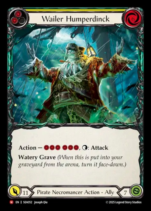 SEA052【EN】【Pirate Necromancer】ウェイラー・ハンパーディンク/Wailer Humperdinck 画像