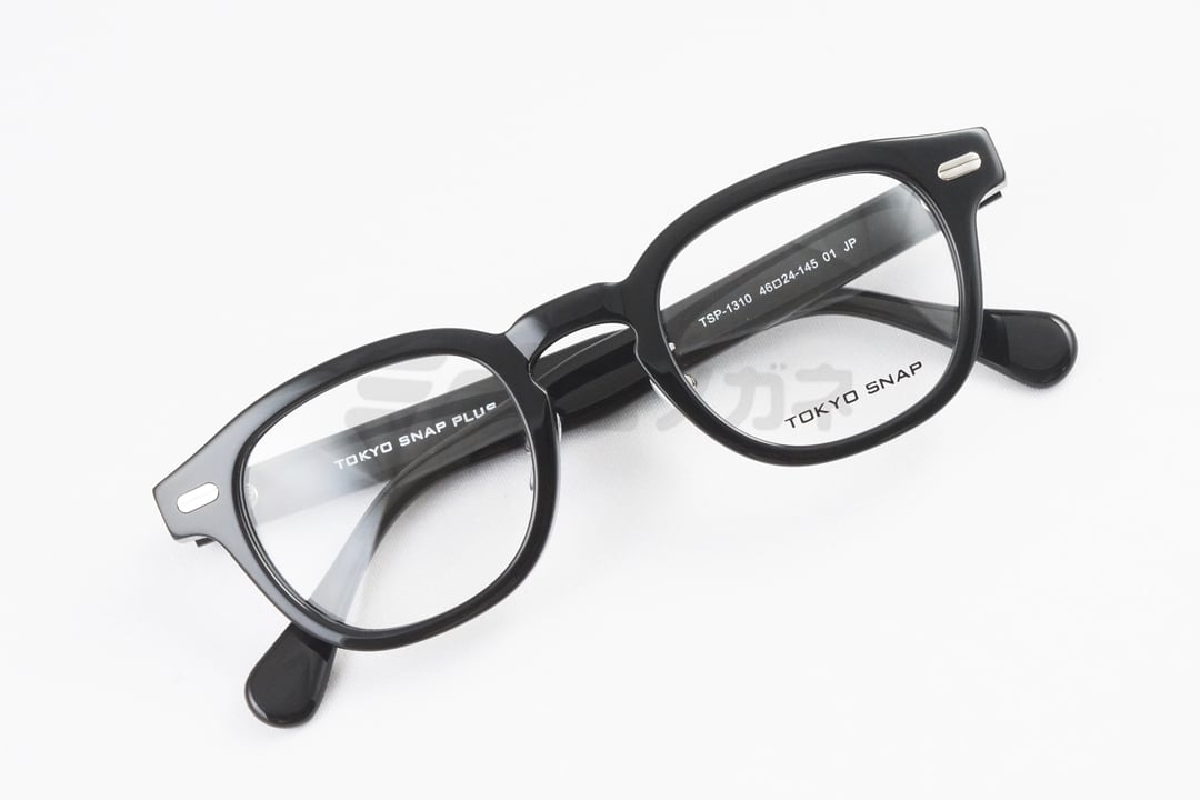 トーキョースナップラス　メガネ　度入り　ウェリントン　TSP-1310 TOKYO SNAP - TSP1310-1 | メガネ通販のちゃんとメガネ
