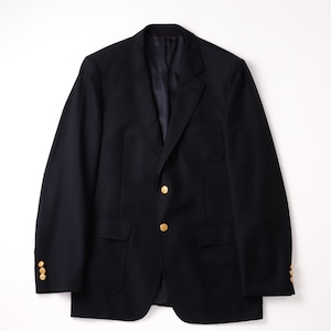 【美品】BROOKS BROTHERS Loro Piana wool Navy blazer boys size18 about US size36 gold button mint condition /ブルックス ブラザーズ ロロピアーナ 高級生地 ウール 紺ブレ ネイビー ジャケット ボーイズ18サイズ 実寸サイズ36 金ボタン ミントコンディション