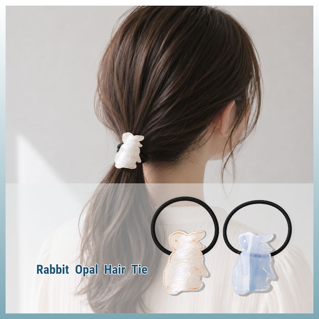 lagomorph:OD　RabbitOpal Hair Tie　ヘアゴム　うさぎ