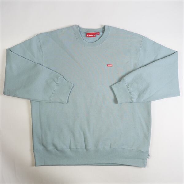 22AW supreme box logo crew neck グレー Lサイズ