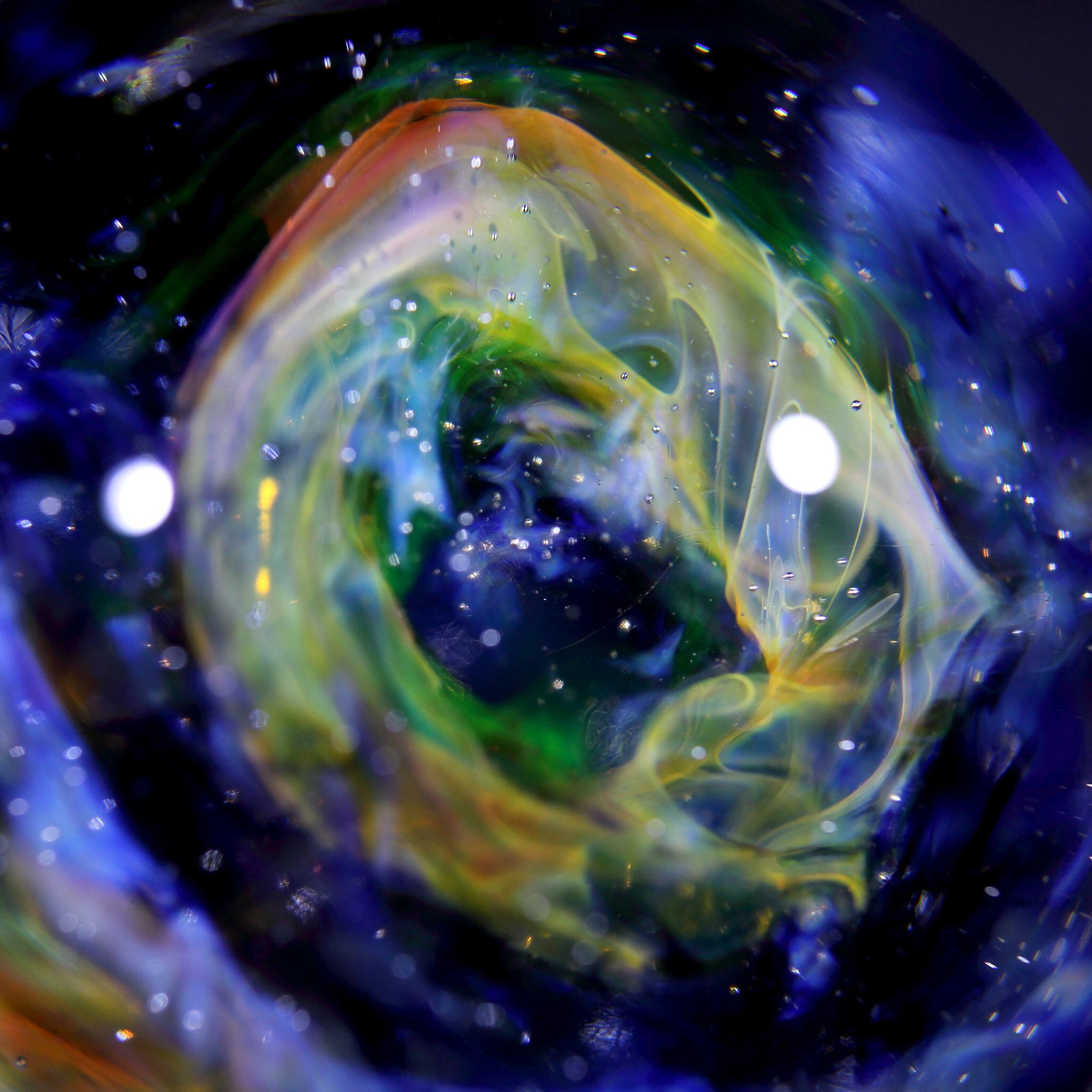 54mm Nebula Galaxy Glass Marble 星雲状宇宙ガラスマーブル