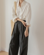 Design draped long sleeve Shirt T20064