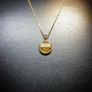 K18YG / diamond smile necklace