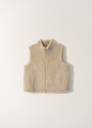 [NOTHING WRITTEN] Lulu shearling vest (Ecru) 正規品 韓国ブランド 韓国通販 韓国代行 韓国ファッション ナッシングリトゥン 日本 店舗