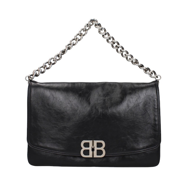 BALENCIAGA バレンシアガ レディース ハンドバッグ レザー ブラック