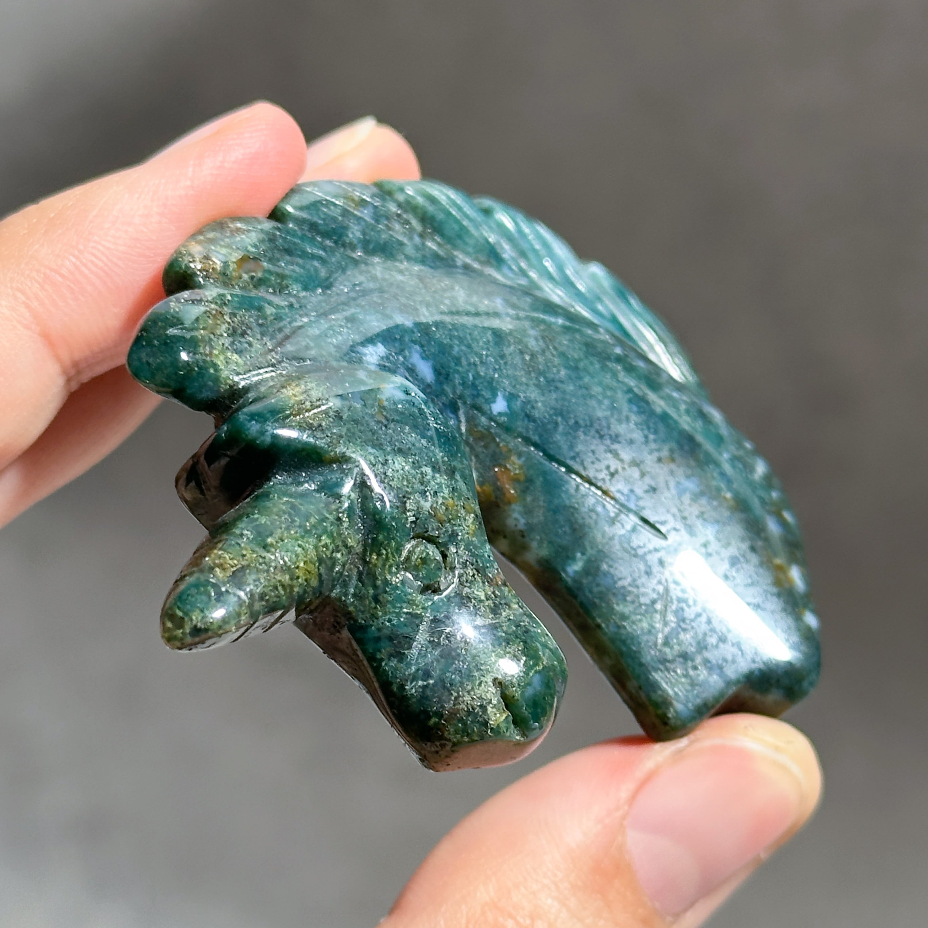 モスアゲート ユニコーン31◇ Moss Agate ◇天然石・鉱物 モスアゲート ユニコーン31◇ Moss Agate ◇天然石・鉱物