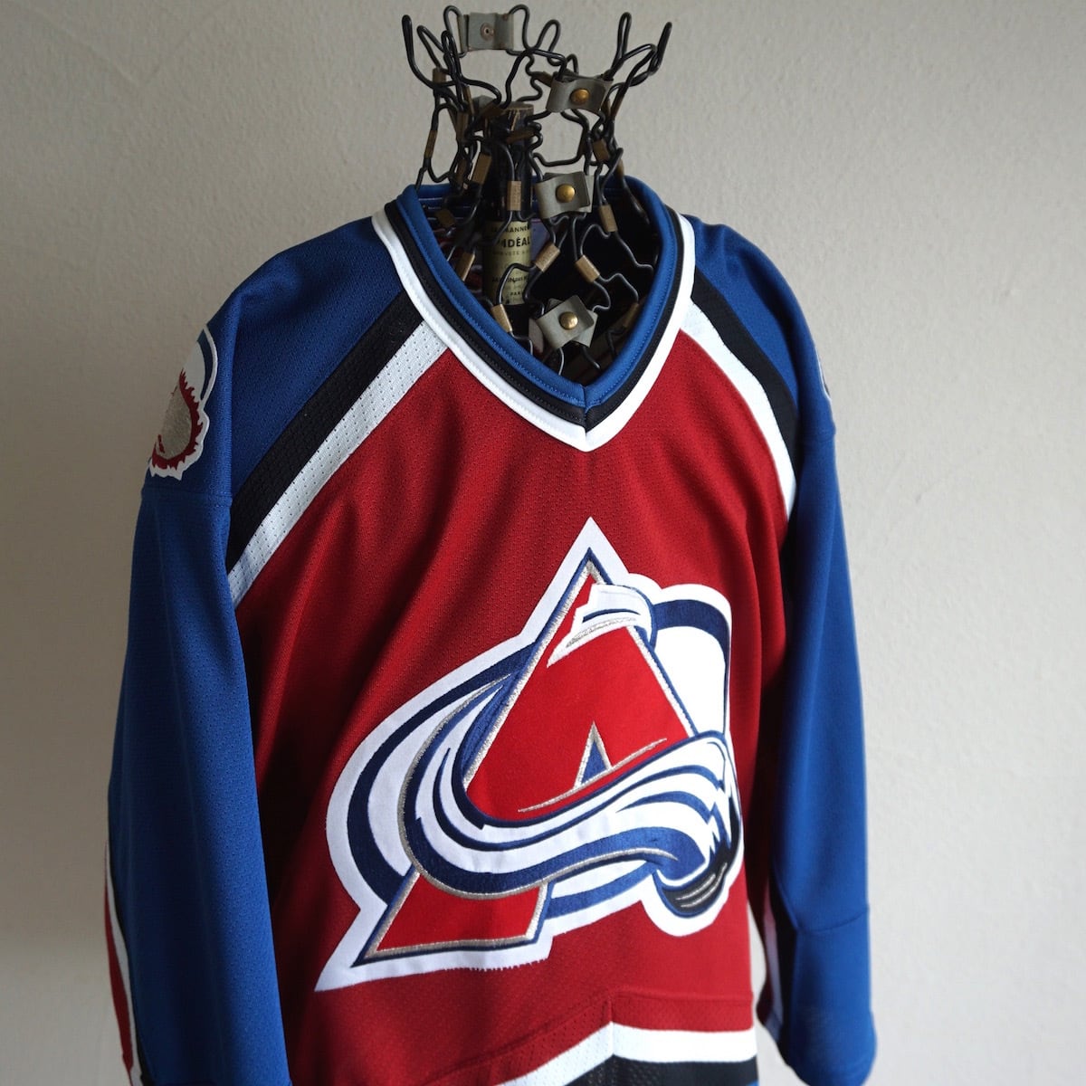 NHL コロラド　アバランチ　ナイロンジャケット　アイスホッケー　90s