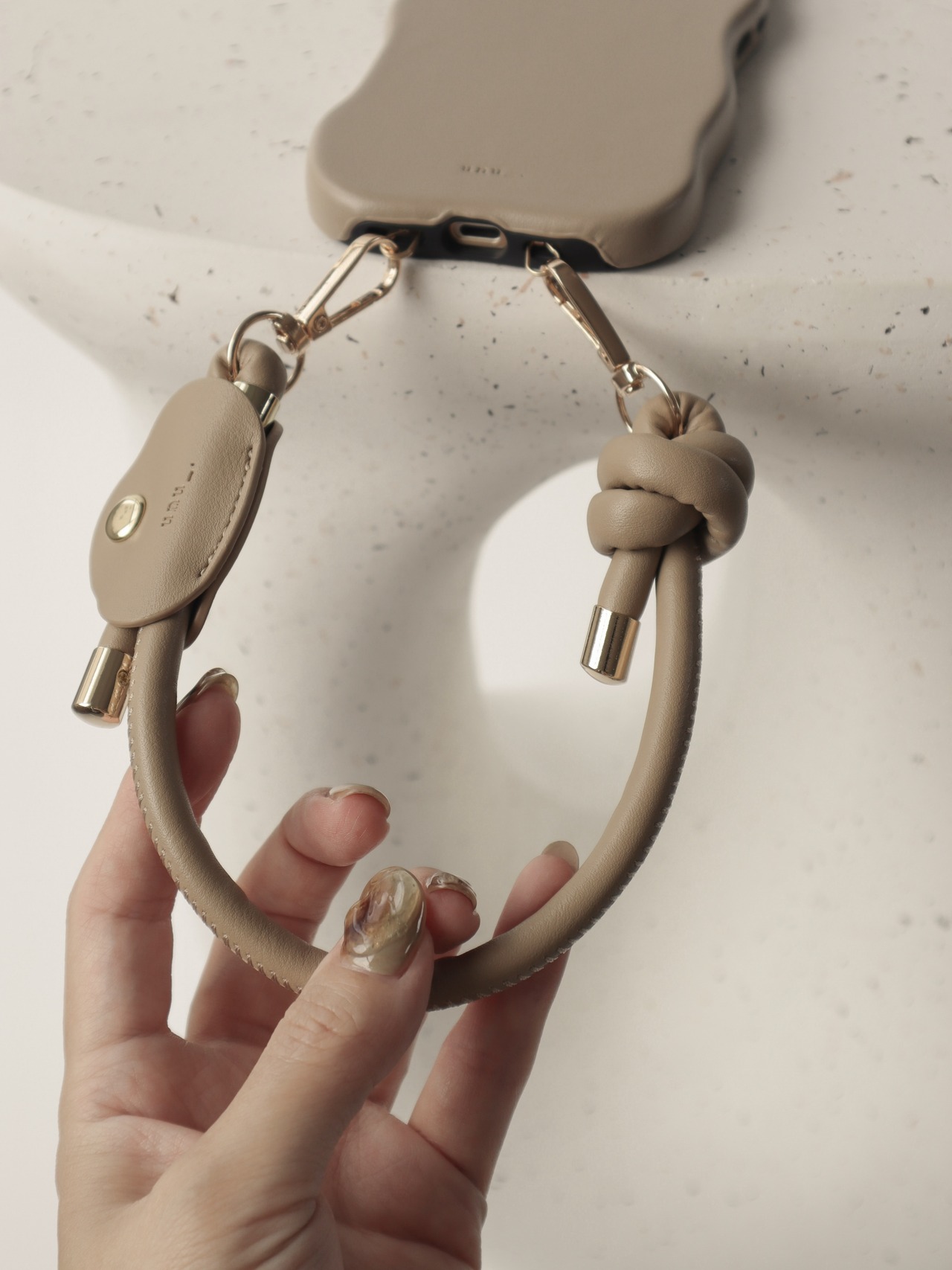 asymmetry tag（beige/short） - 7