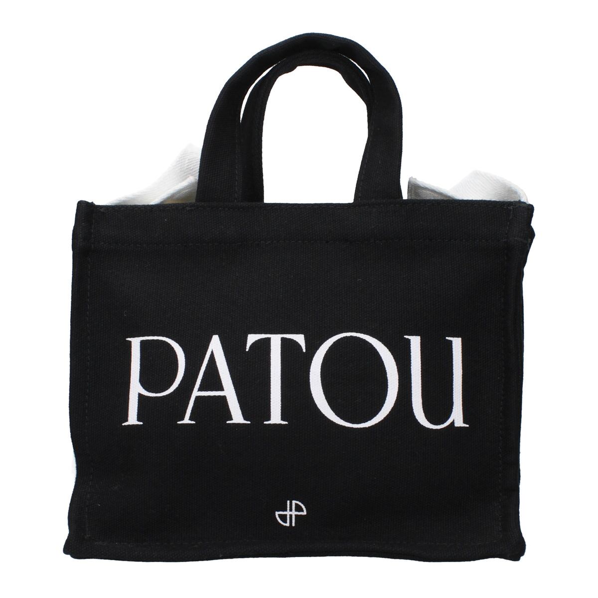 【新品】PATOU パトゥ レディース ハンドバッグ コットン ブラック AC0250076999B