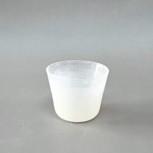 FUKU glassworks　相馬 佳織　うたかた フリーカップ　クリームイエロー