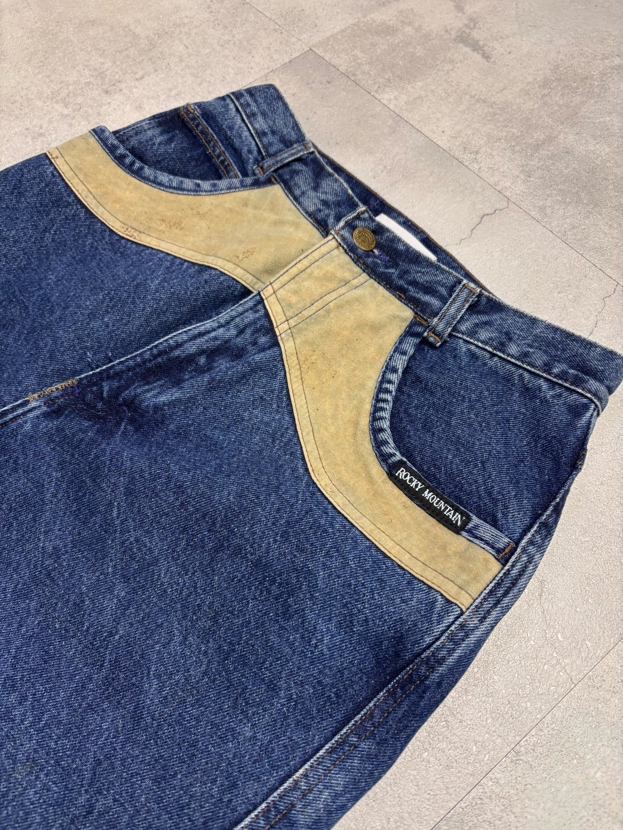 MADE IN MEXICO remake denim skirt-4482-1