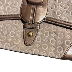 CELINE 2tone leather one shoulder bag