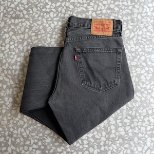 Levi’s / 505 エジプト製 black denim size 33×30