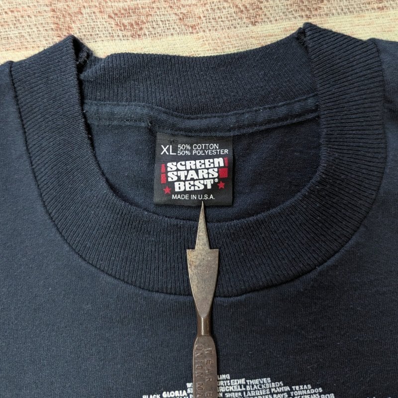 90s FAMILY TREE OF AMERICAN ROCK Print T-Shirt (XL) | Wonder Wear
