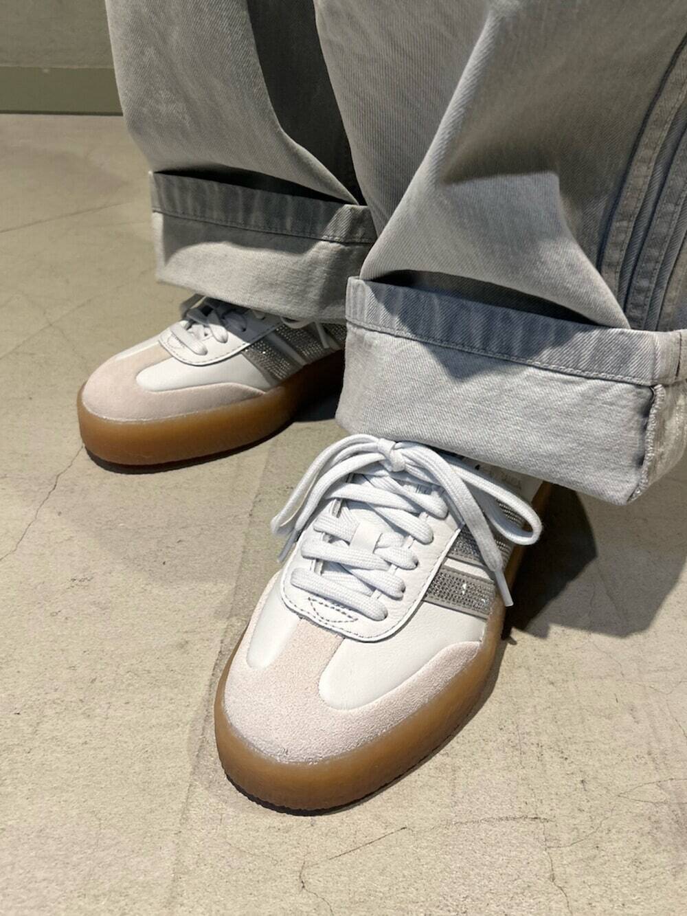 adidas / ラインストーンアディダス厚底スニーカーSAMBAE W | 20ｰtwentyｰ
