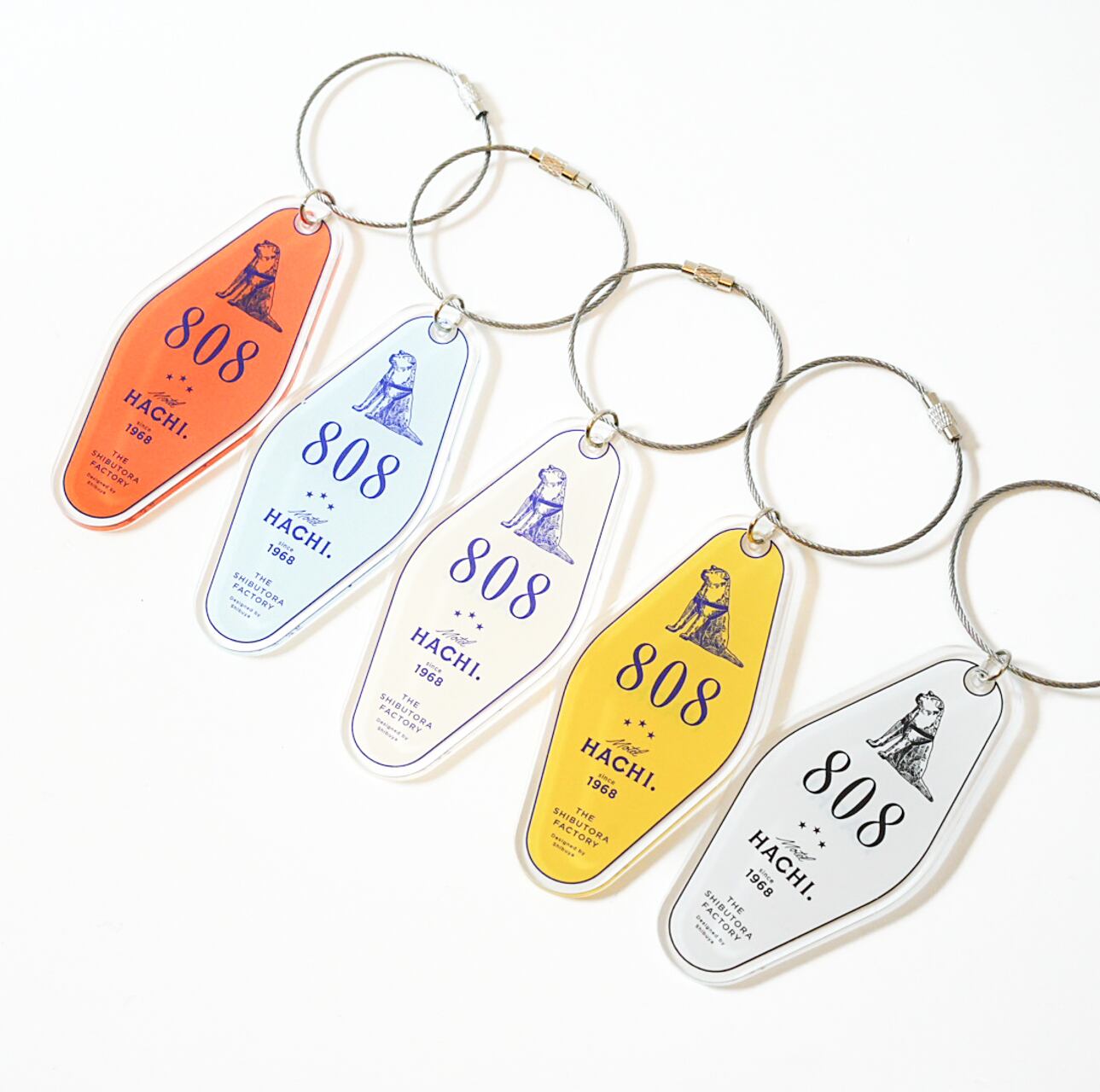 HACHI. MOTEL KEY HOLDER 808 | HACHI.THE SHIBUTORA FACTORY