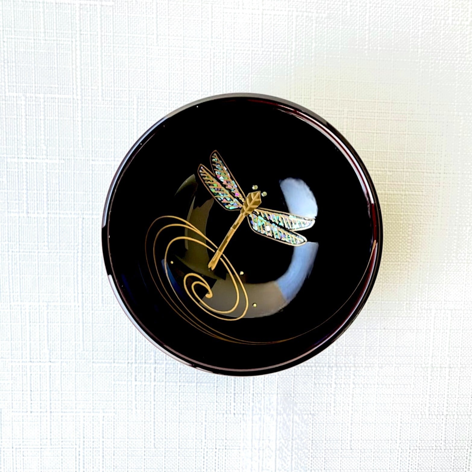 輪島塗】蒔絵 ぐい呑み「蜻蛉」（溜塗） | FEEL J Style