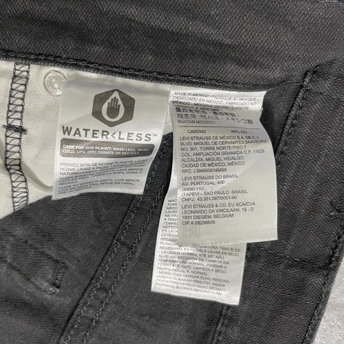 【W33 L32】 japan levi's black リーバイス 569 詳細写真6