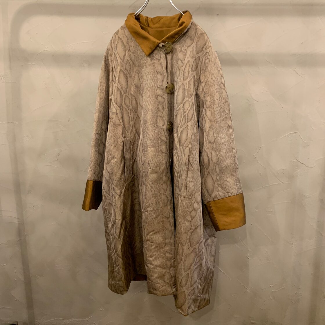 PAOLO BISAGNI / reversible long coat / 90-00