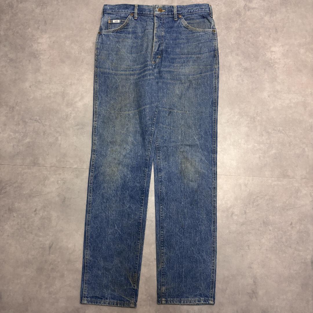 Lee リー W34 ブルーデニム 青 古着 90s USA製 21389